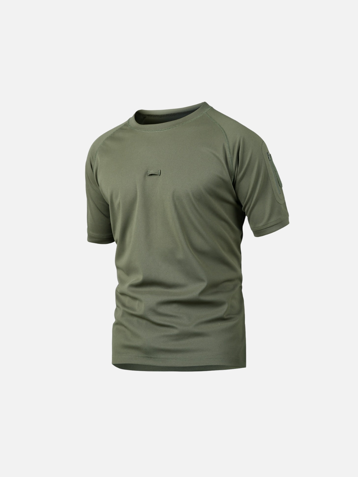 Camouflage Arm Pocket Short Sleeve T-Shirt