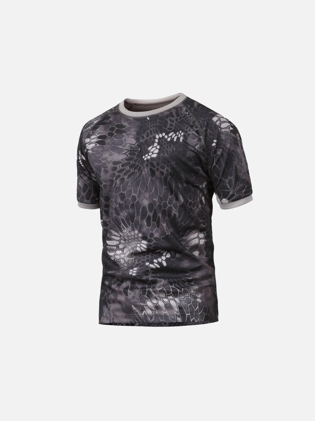 Camouflage Arm Pocket Short Sleeve T-Shirt