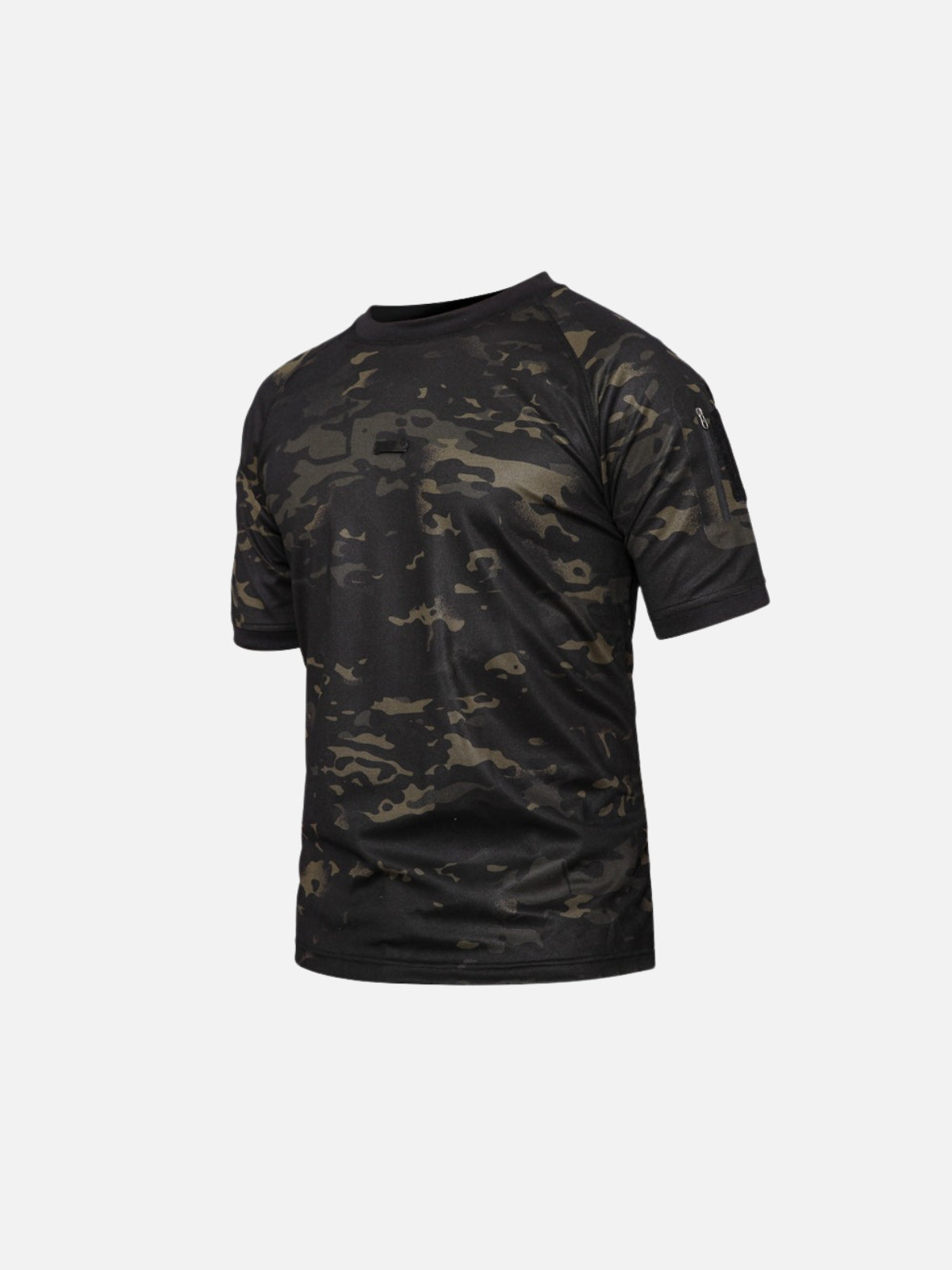 Camouflage Arm Pocket Short Sleeve T-Shirt