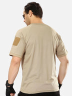 Camouflage Arm Pocket Short Sleeve T-Shirt