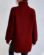 Beatrice | Women’s Winter Ribbed Turtleneck Sweater