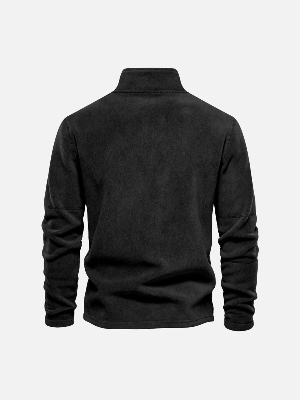 Half-Zip Fleece Stand Collar Sweatshirt