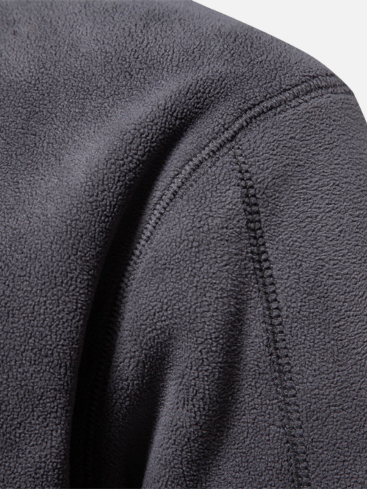 Half-Zip Fleece Stand Collar Sweatshirt