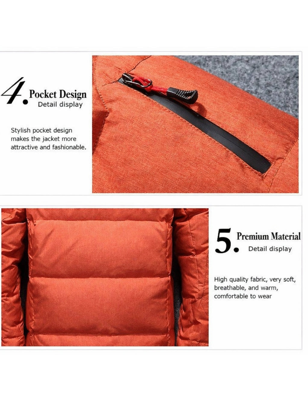 Detachable Hood Insulated Jacket