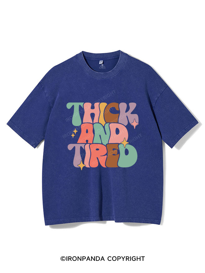 Thick and Tired Vintage Gym Shirt