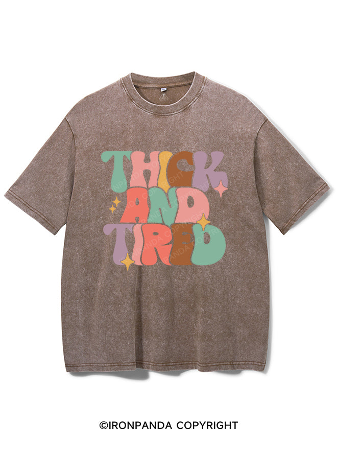 Thick and Tired Vintage Gym Shirt