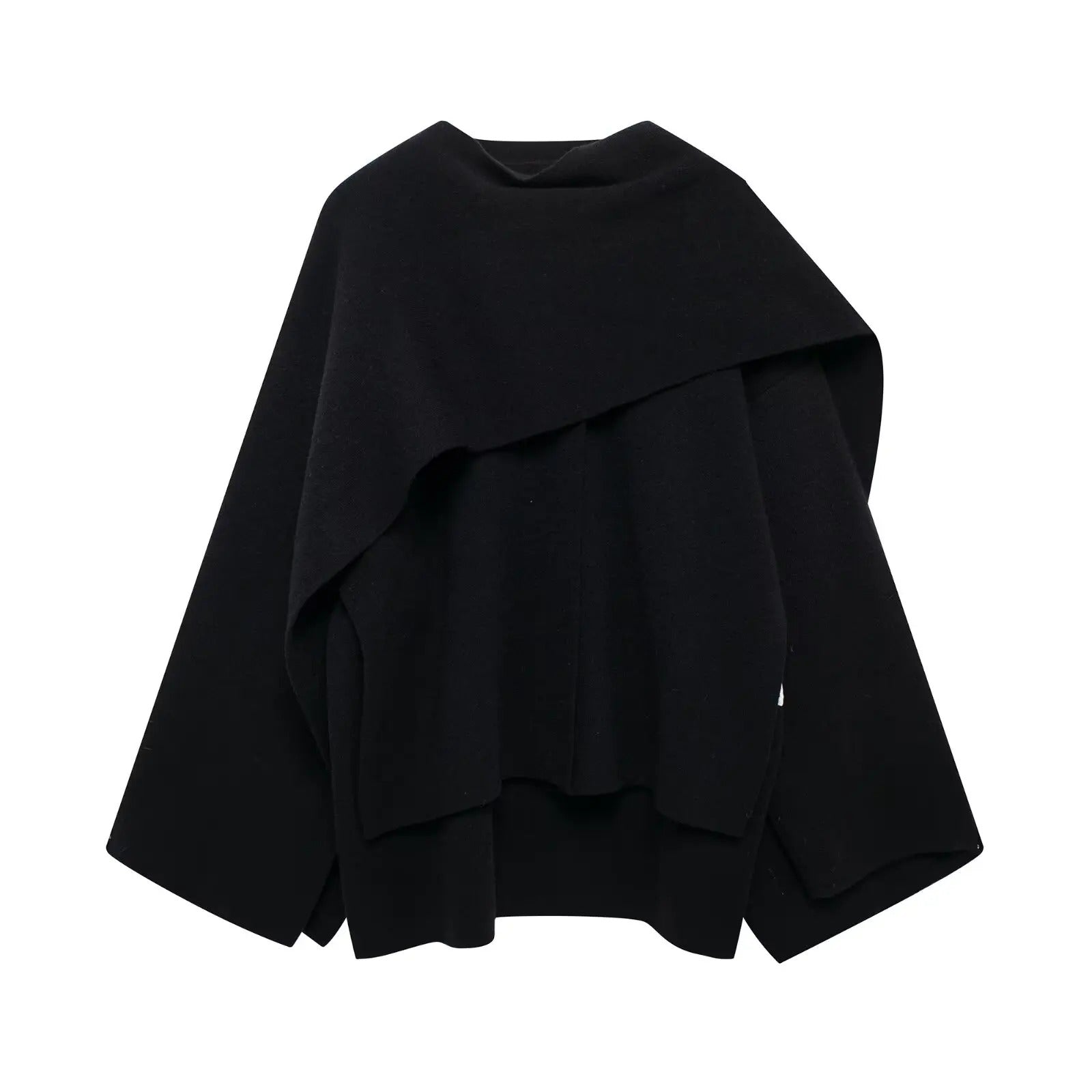 Chloe | Women Elegant Draped Cape Coat