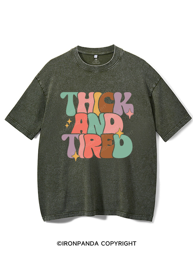 Thick and Tired Vintage Gym Shirt