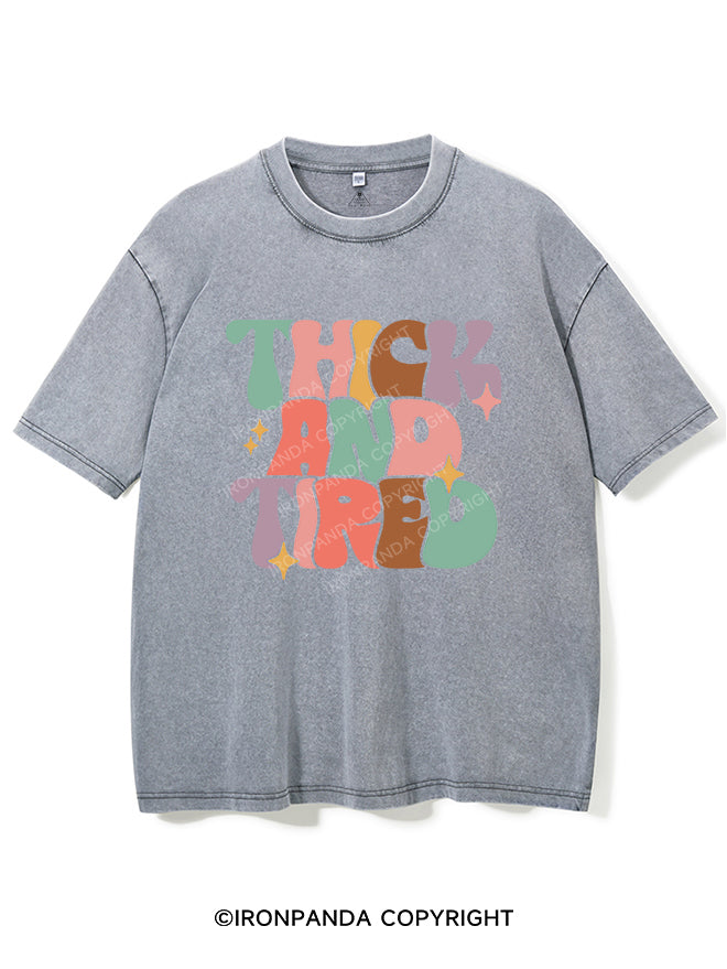 Thick and Tired Vintage Gym Shirt
