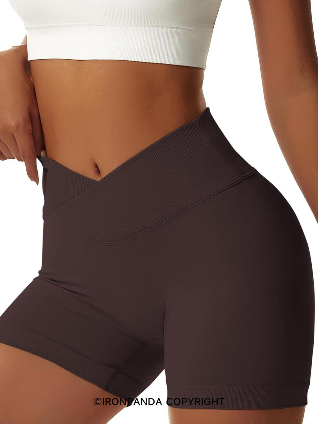 Cross Waist Sculpt Yoga Shorts