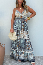 Moonlight Breeze Suspenders Maxi Dress