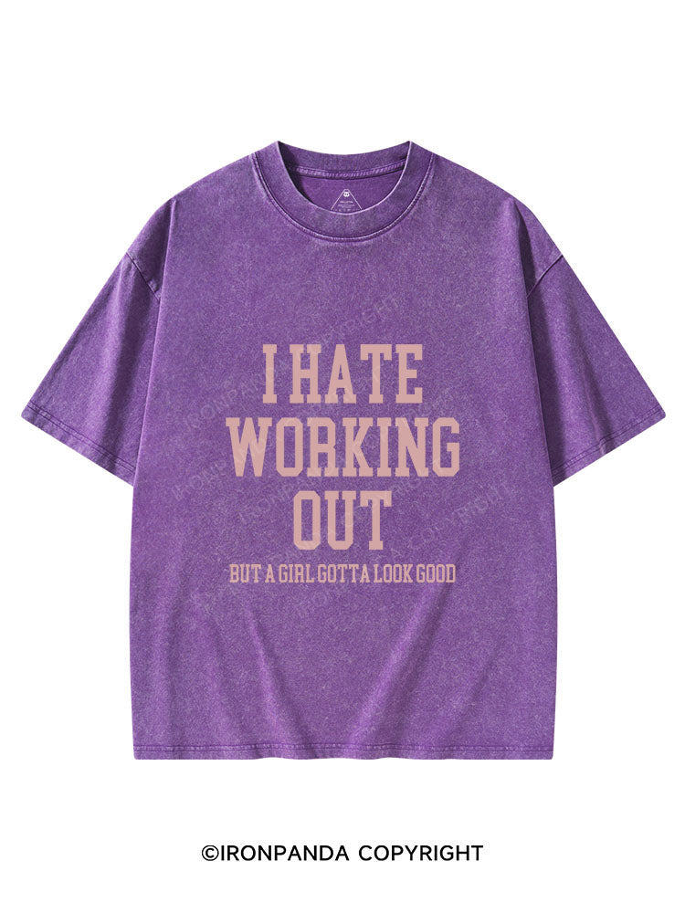 Girls Gotta Look Good Vintage Gym Shirt