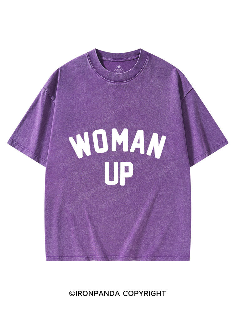 Woman Up Vintage Gym Shirt