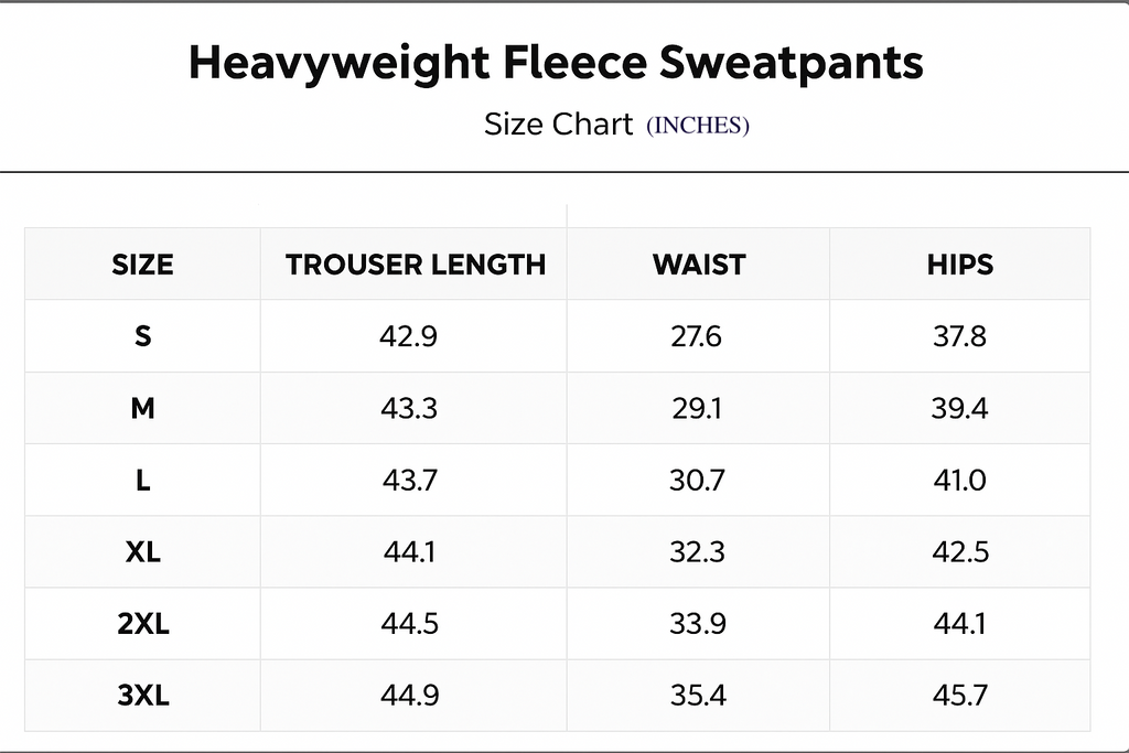 MV Classic Heavyweight Fleece Sweatpants