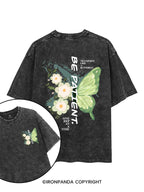 BE PATIENT. printed Gym Shirt