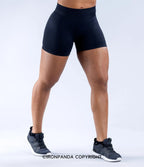 Stretchy Seamless High-Waist Booty Yoga Shorts