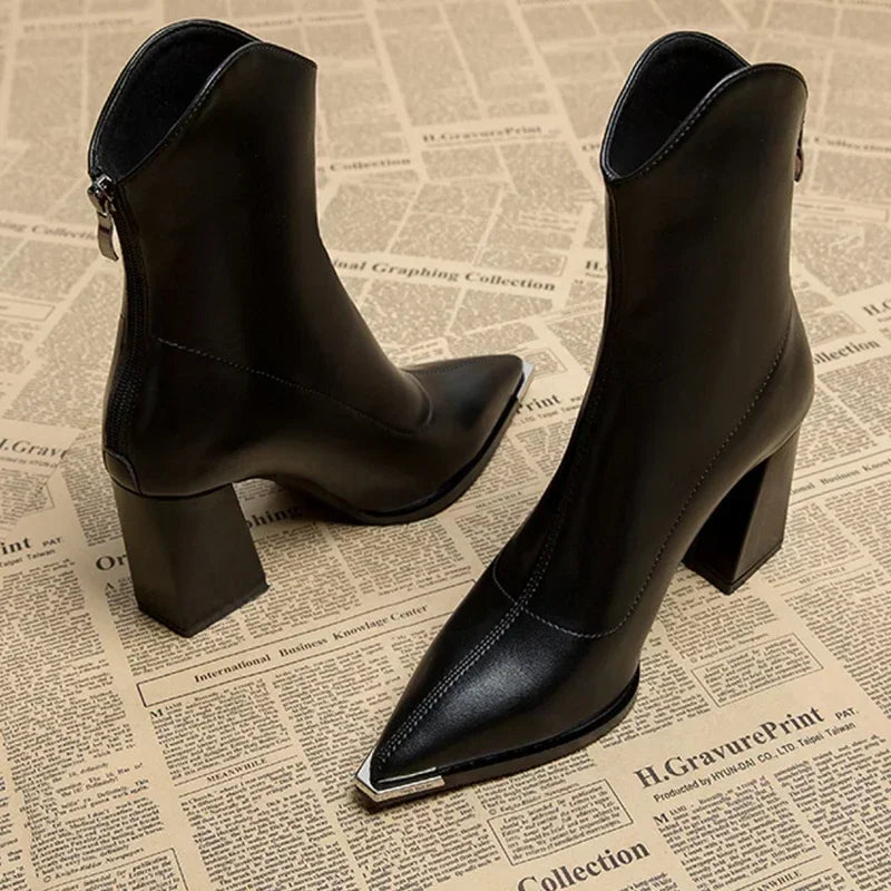 Celeste | Chrome Tip Boots