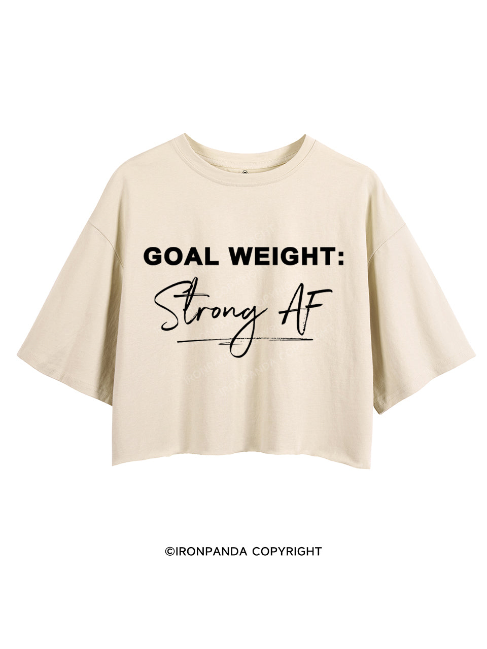 Goal Weight Strong AF Crop Tops