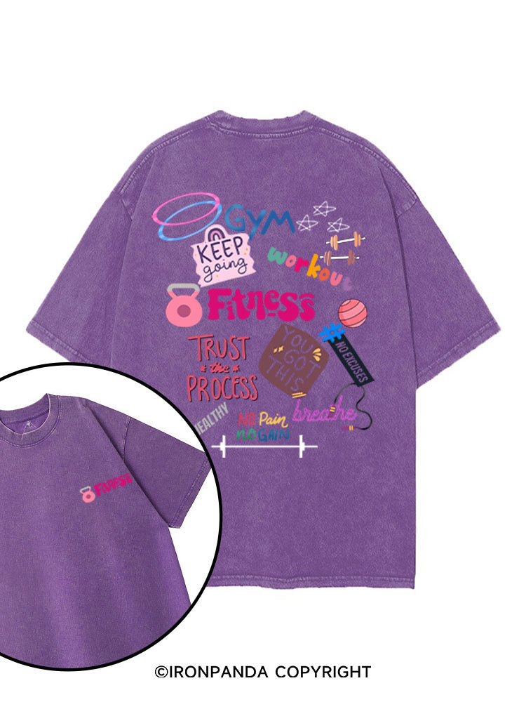 Fitness printed Gym Shirt