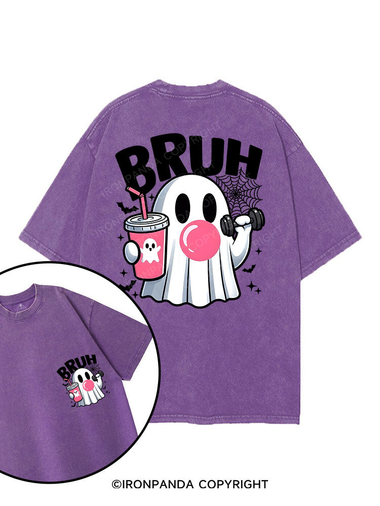 BRUH printed Gym Shirt