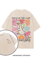 Sorry I'm late I was dilly dallying printed Gym Shirt