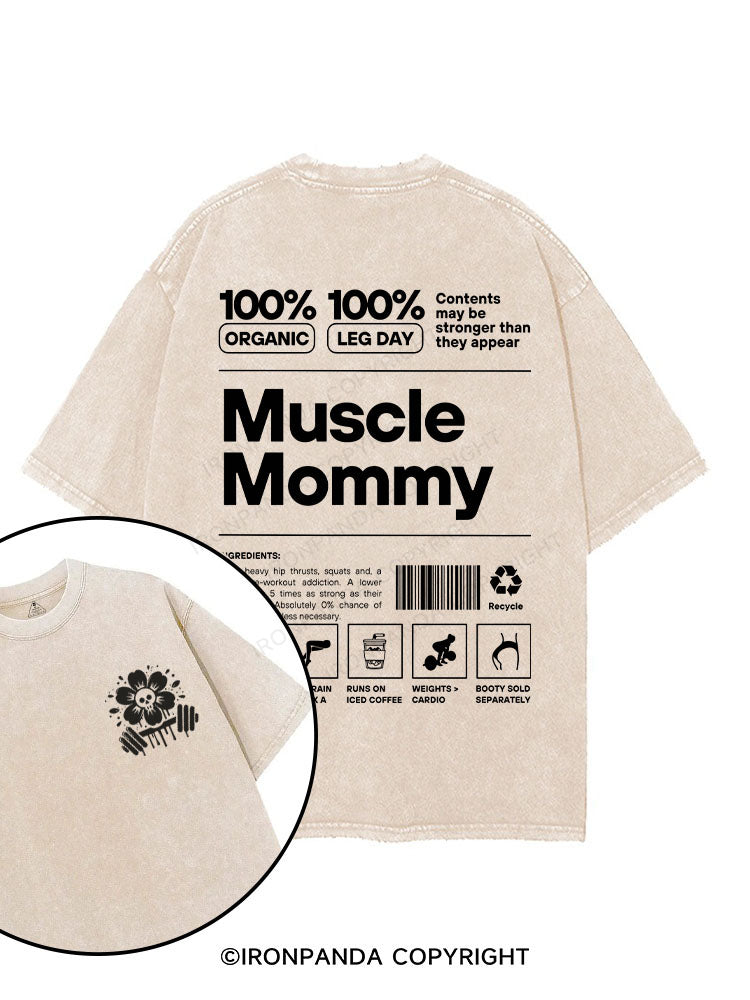 Muscle Mom  printed Gym Shirt