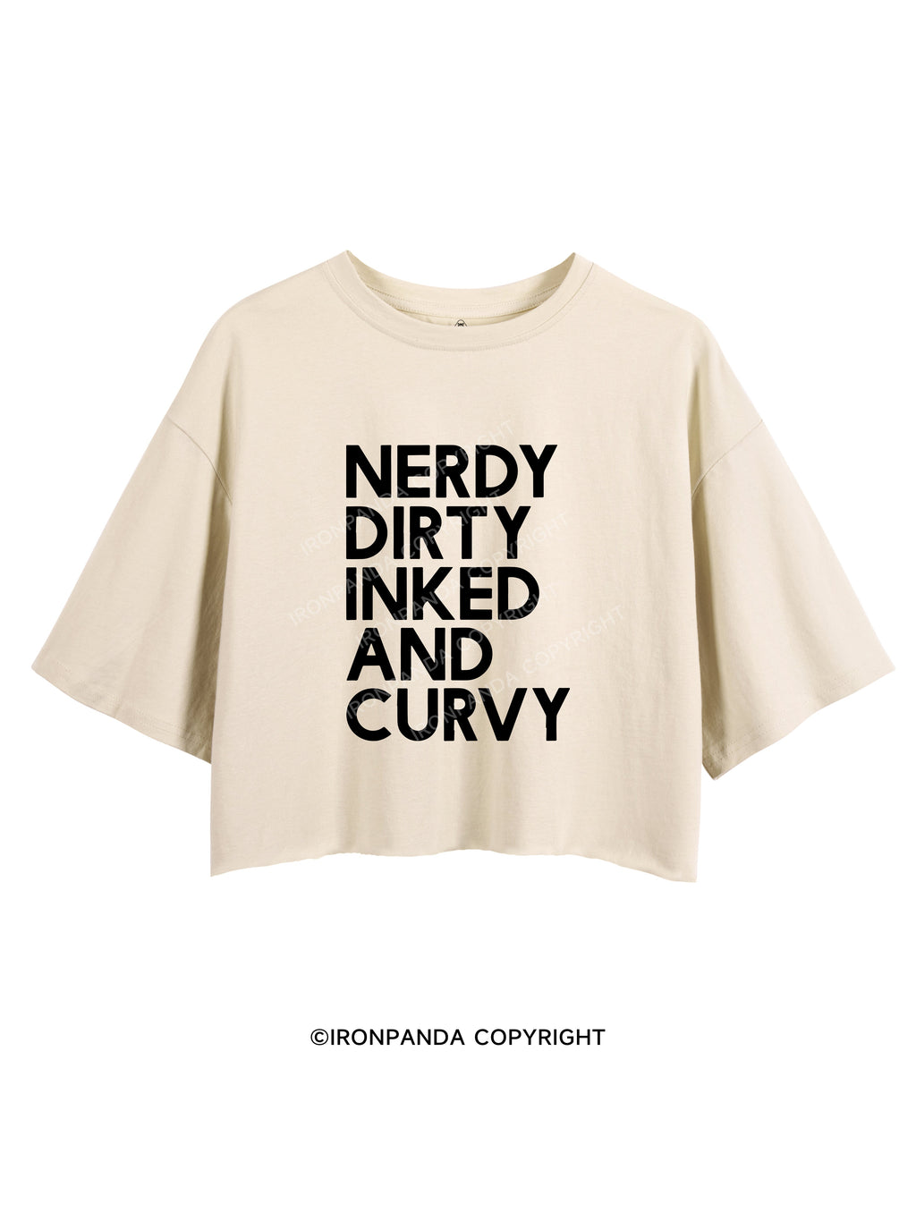 NERDY, DIRTY, INKED AND CURVY  CROP TOPS