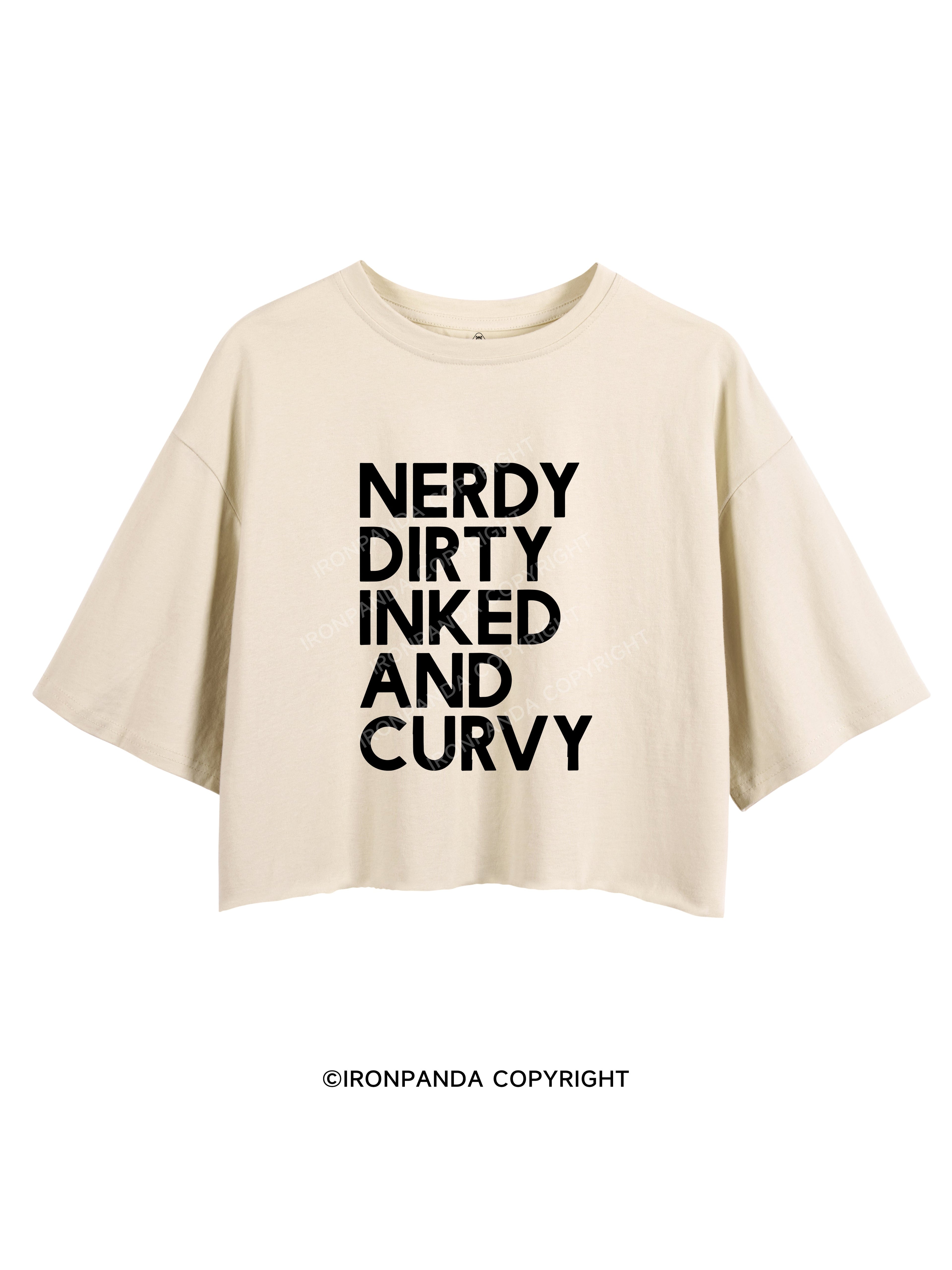 NERDY, DIRTY, INKED AND CURVY  CROP TOPS