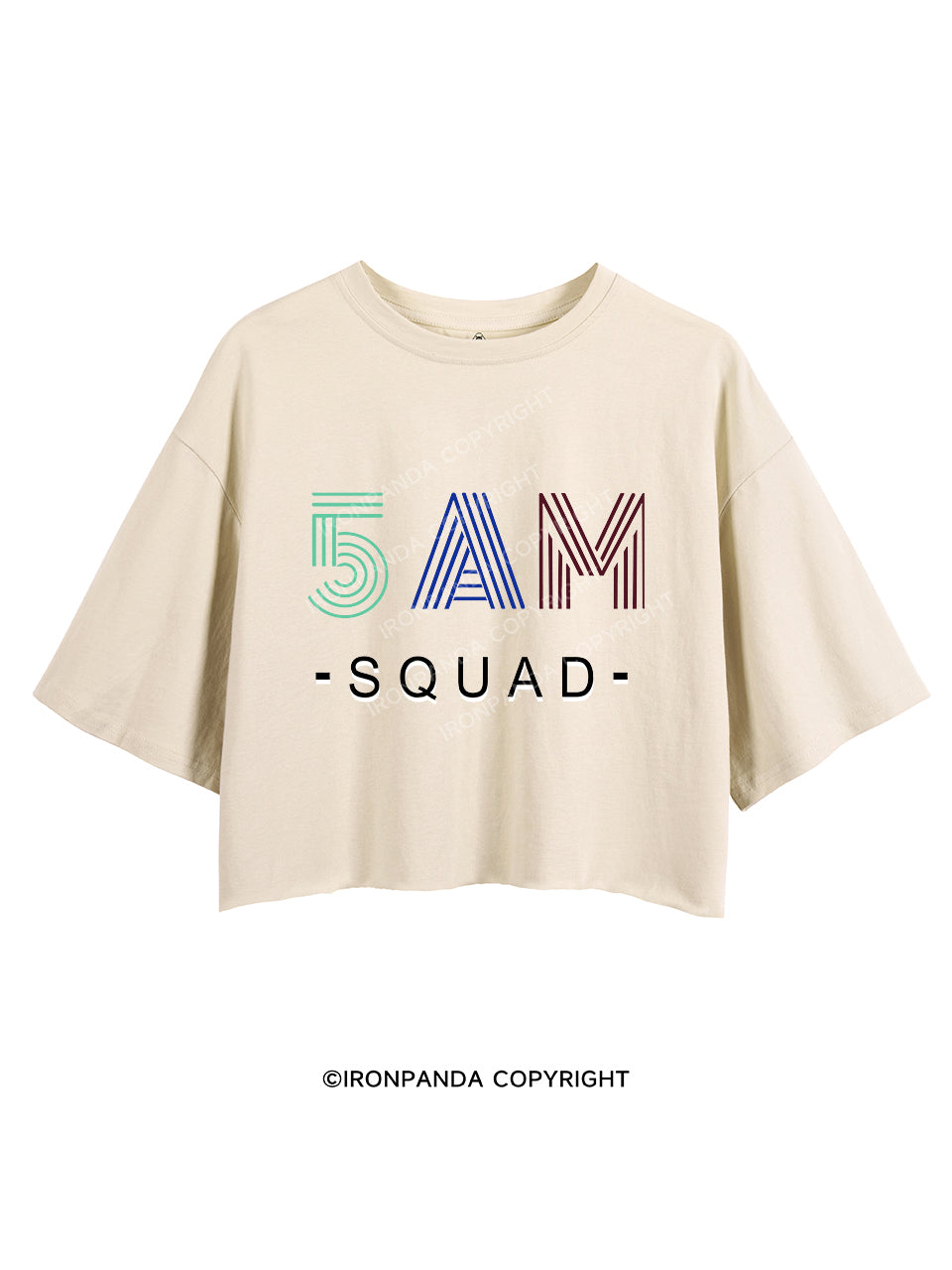 5 AM SQUAD Crop Tops