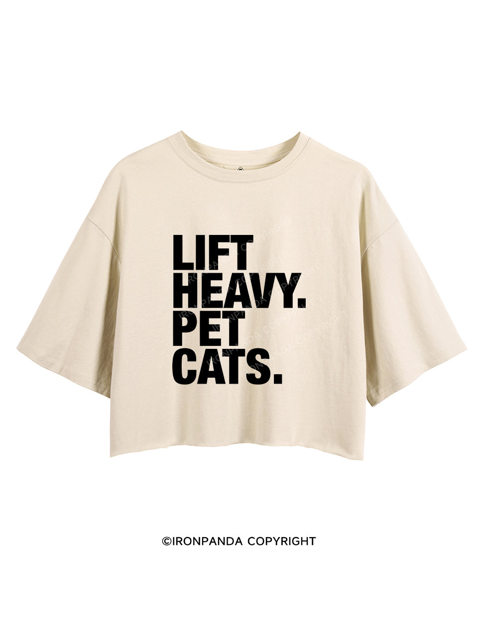 Lift Heavy Pet Cats Crop Tops