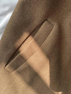 No-Iron Wool-Blend Trench Coat