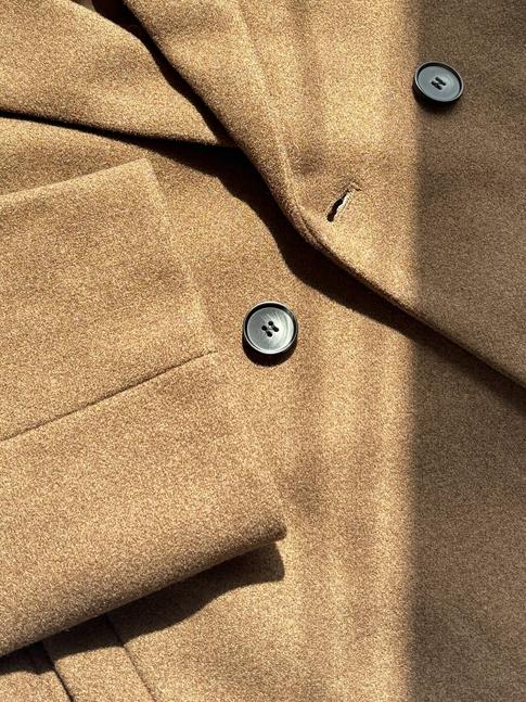 No-Iron Wool-Blend Trench Coat
