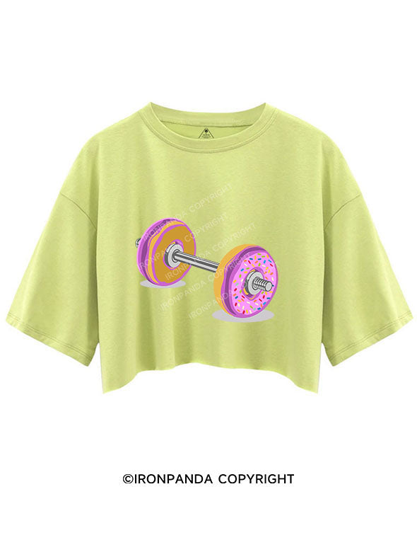 DONUT BARBELL Crop Tops