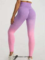 High-Waist Ombre Yoga Pants