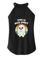 Funny Boo Sheet TRI ROCKER COTTON TANK