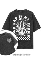 Your DAD Is My Cardio printed Gym Shirt