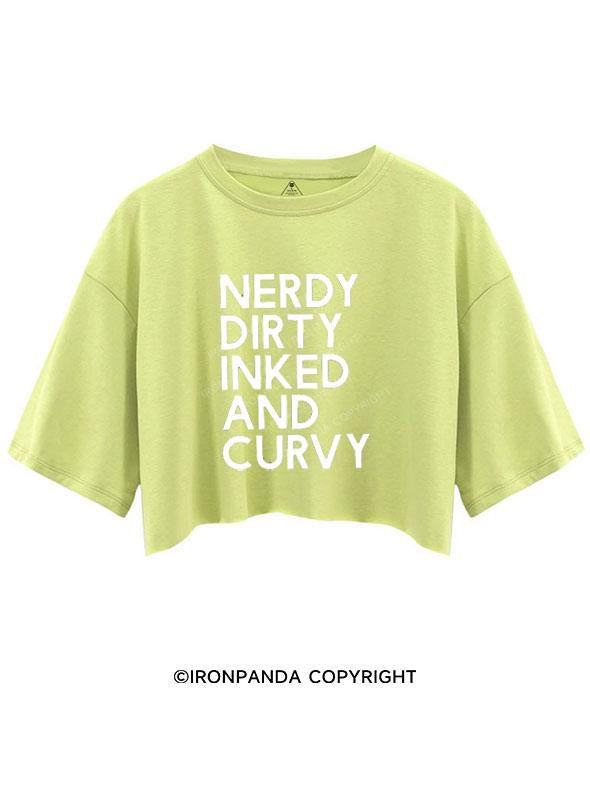 NERDY, DIRTY, INKED AND CURVY  CROP TOPS