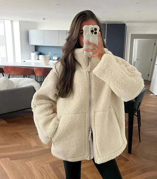 Liora – Oversized Teddy Jackets