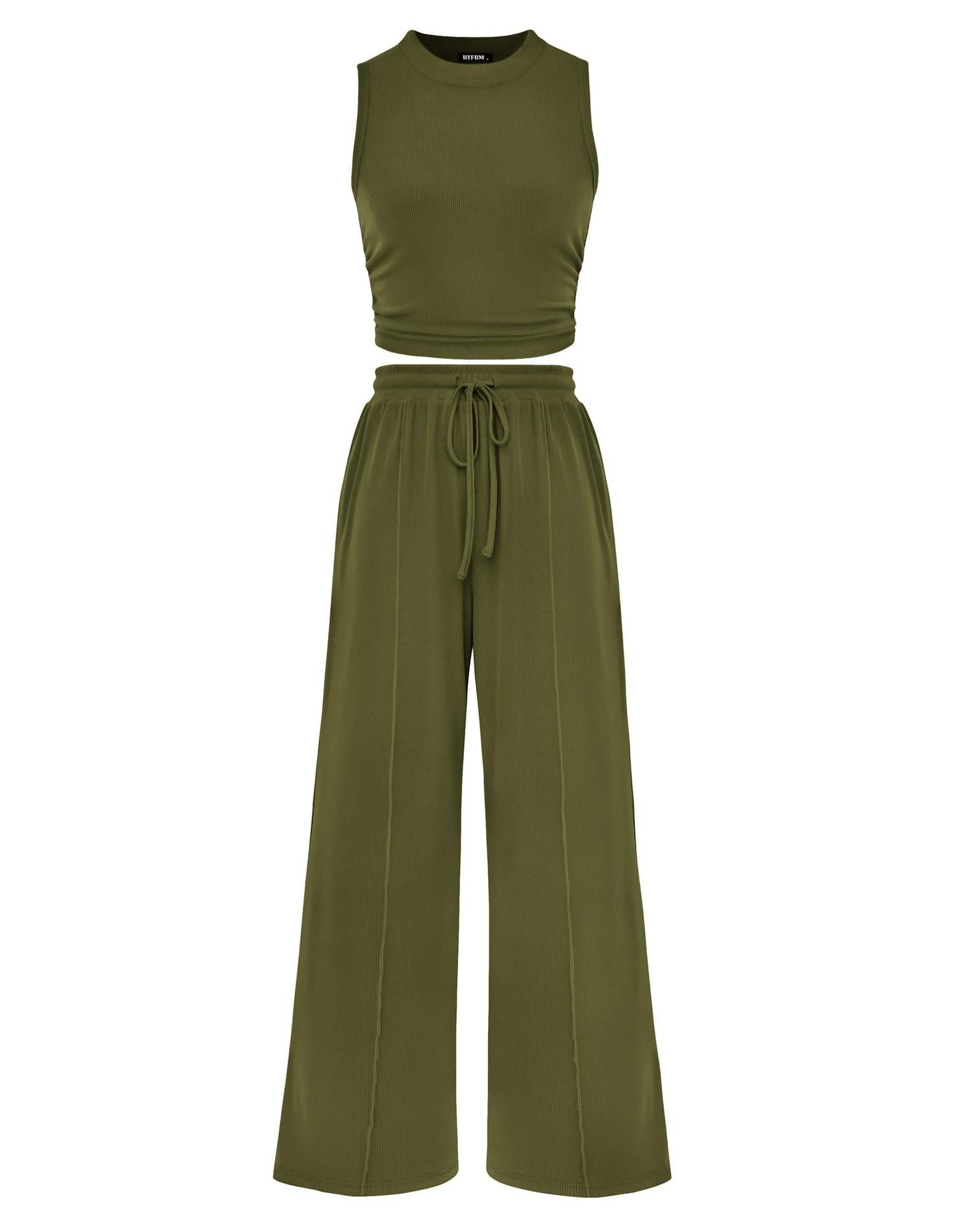 Knit Vest & Wide Leg Set