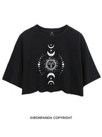 Yoga Moon Crop Tops
