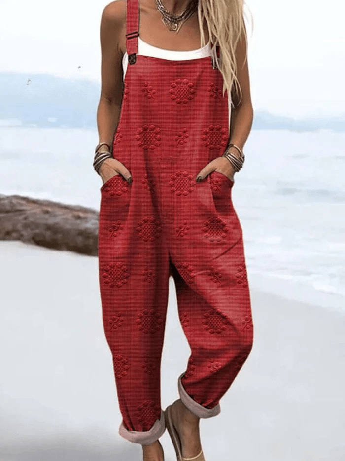 Petra - Vintage Floral Jumpsuit