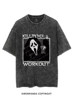 KILLING MY WORKOUT Vintage Gym Shirt