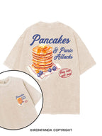 Pancakes & Panic Attacks printed Gym Shirt